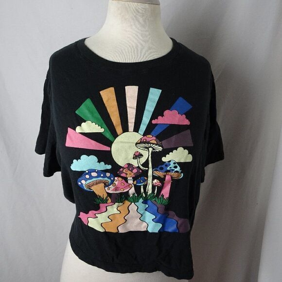 Self Esteem Mushrooms Crop Top Size L - Picture 1 of 10